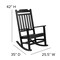Flash Furniture Winston All-Weather Rocking Chair in Black Faux Wood, PK2 2-JJ-C14703-BK-GG - alternate 10